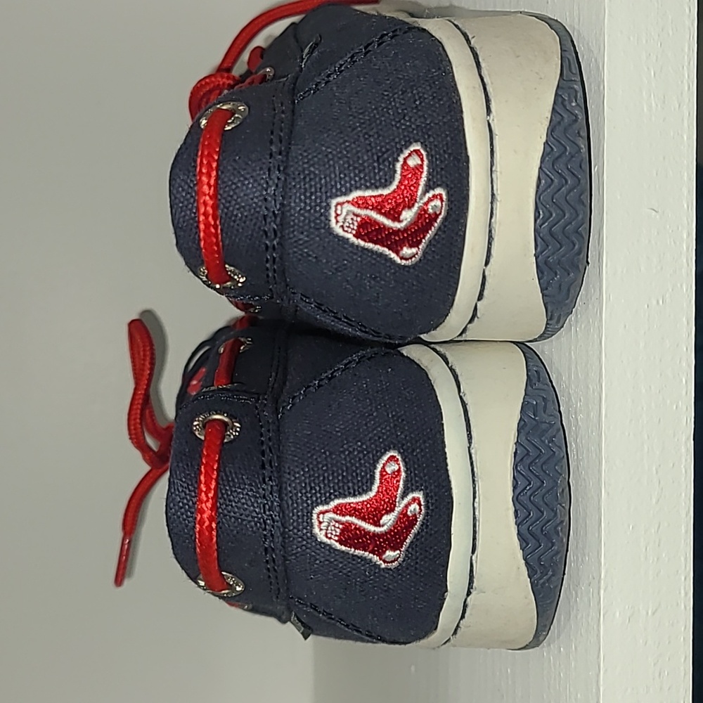 Eastland Sunset MLB Boston Red Sox Canvas Boat Shoe